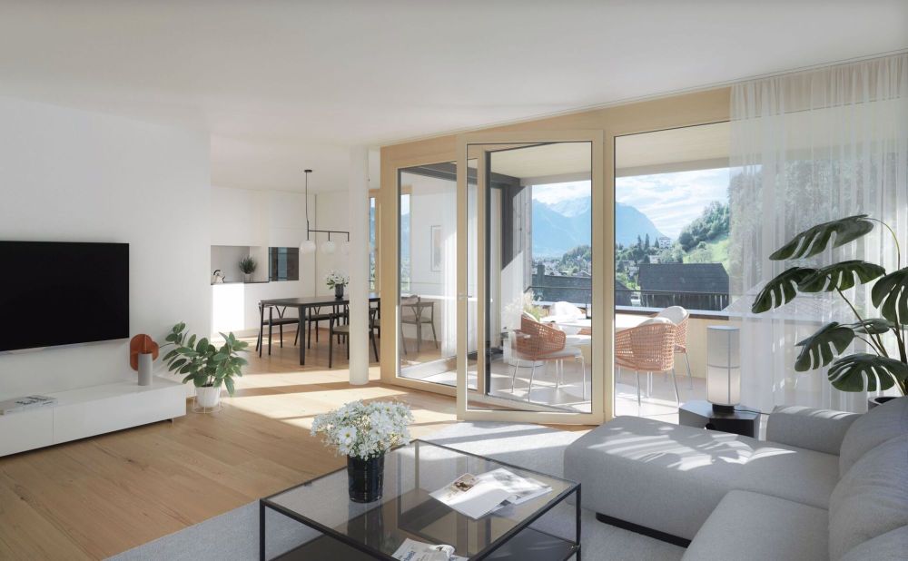 attraktive 3.5 Zimmer-Eigentumswohnung an idyllischer und sehr ruhiger Wohnlage - Bild 2