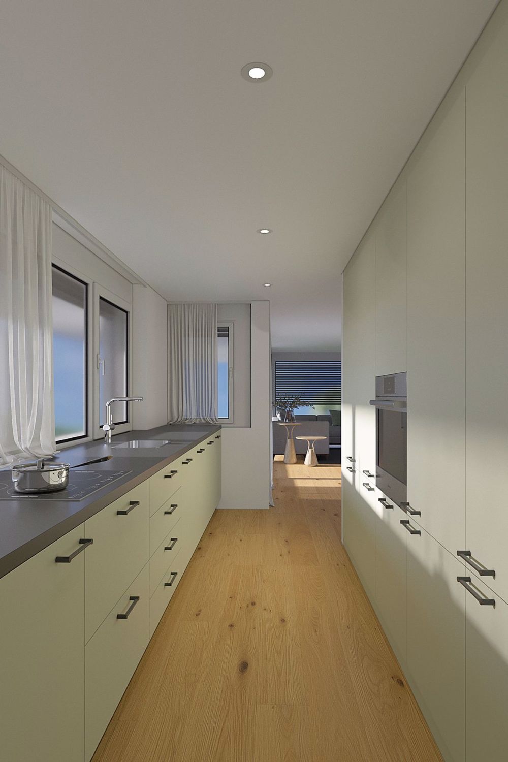 Moderne 4.5-Zimmer-Gartenwohnung mit Terrasse und Grünfläche in Brig - Bild 6