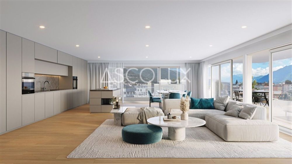 Elegantes 4,5-Zimmer-Penthouse nur wenige Schritte von der Piazza Grande und dem See entfernt | Elegante 4.5-Zimmer Attika-Wohnung, wenige Schritte von Piazza Grande und See entfernt - Bild 3