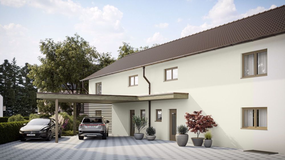 WINKEL - Bettwiesen, Doppelhaus B I Rohbaubesichtigung möglich! - Bild 1