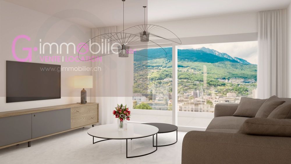 Helles 3.5-Zimmer-Wohnung von 107m2 im 1. Stock in Monthey - Bild 2