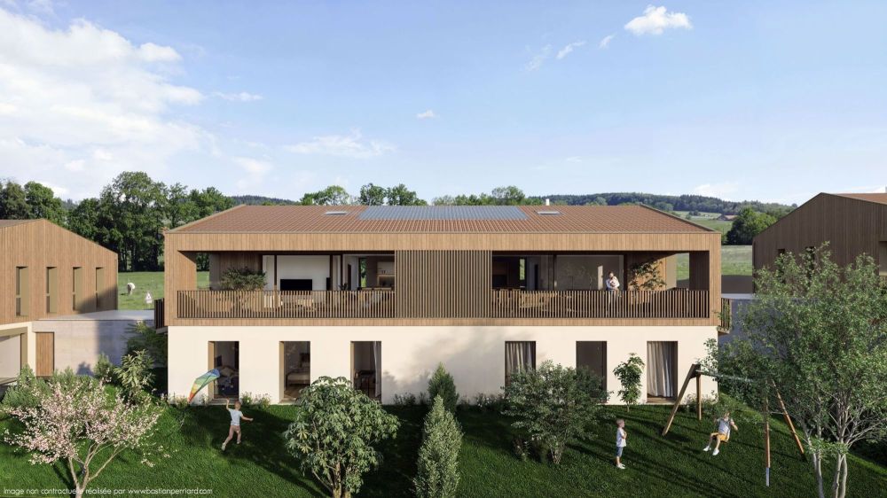 6 Villas jumelées neuves de 5.5 pces à Sâles - Bild 2