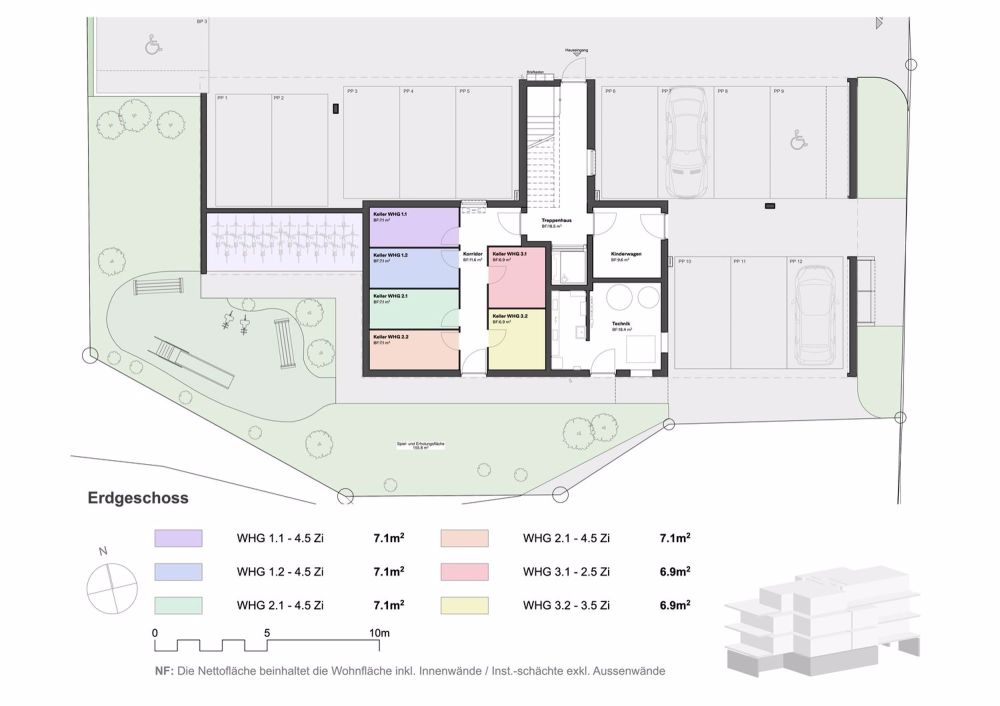 Neubau - Top 4.5-Zimmerwohnung mit (Süd-)Westausrichtung - Bild 6