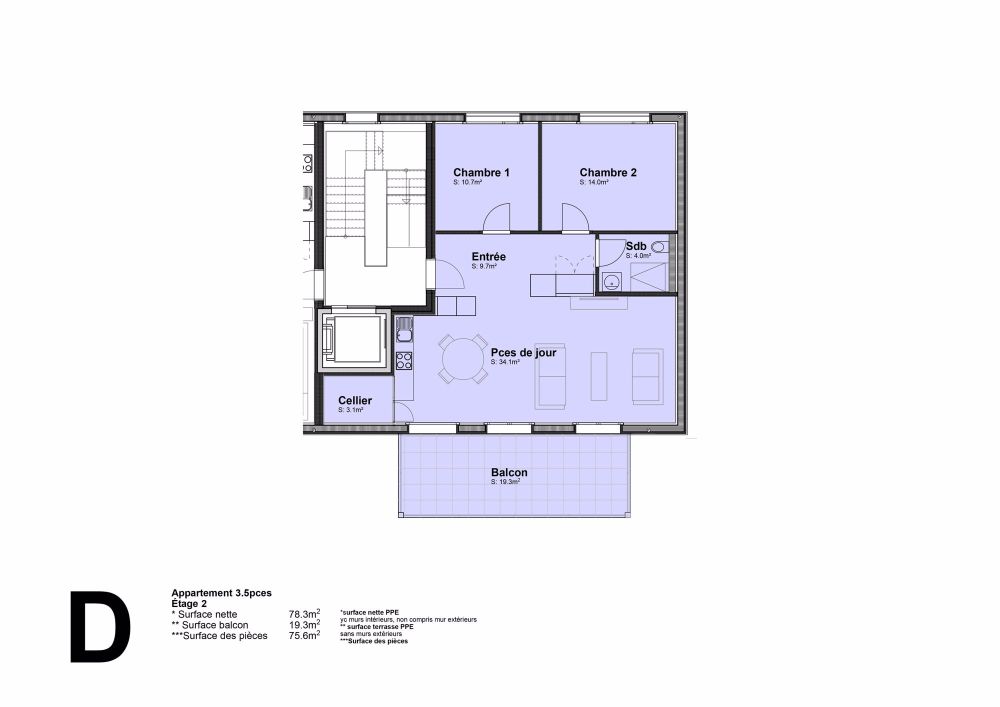 Appt neuf 3,5p, garage, local vélo et cave individuels inclus | dreamo.ch - Bild 3