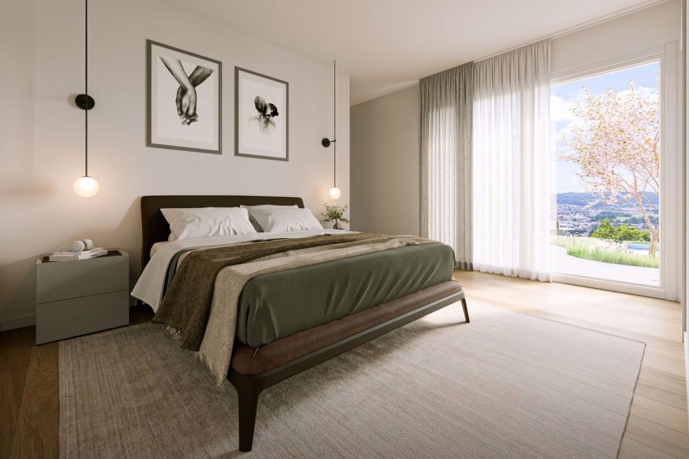 «La Vina» Buchs ZH - Modernes Wohnen mit Aussicht - Schlafzimmer