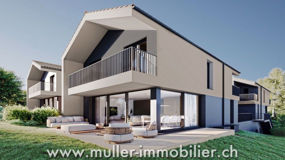 4 moderne Villen mit Abstand, nahe Romont - Bild 10