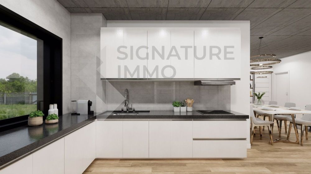 Eleganz und Modernität - 4,5 Zimmer mit Balkon im 1. Stock - Cuisine
