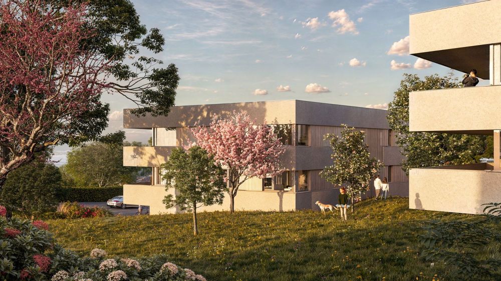 PORTES OUVERTES SUR CHANTIER ! N'HESITEZ PAS À NOUS CONTACTER - Vue extérieure Lausanne Lisière