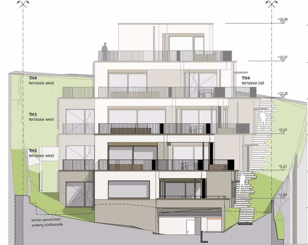 Terrassenhausprojekt 4TH mit Baubewilligung und Landparzelle - Bild 2