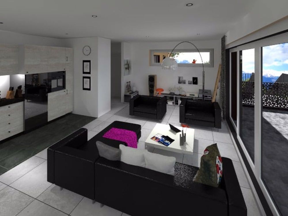 Prächtige 4.5-Zimmer-Dachterrasse-Wohnung mit Panoramablick in Salins - Bild 6
