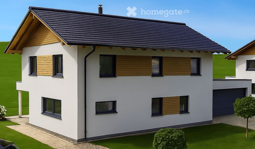 Modernes 5.5-Zimmer-Einfamilienhaus mit Bergblick in Davos Dorf, Haus B - Bild 3