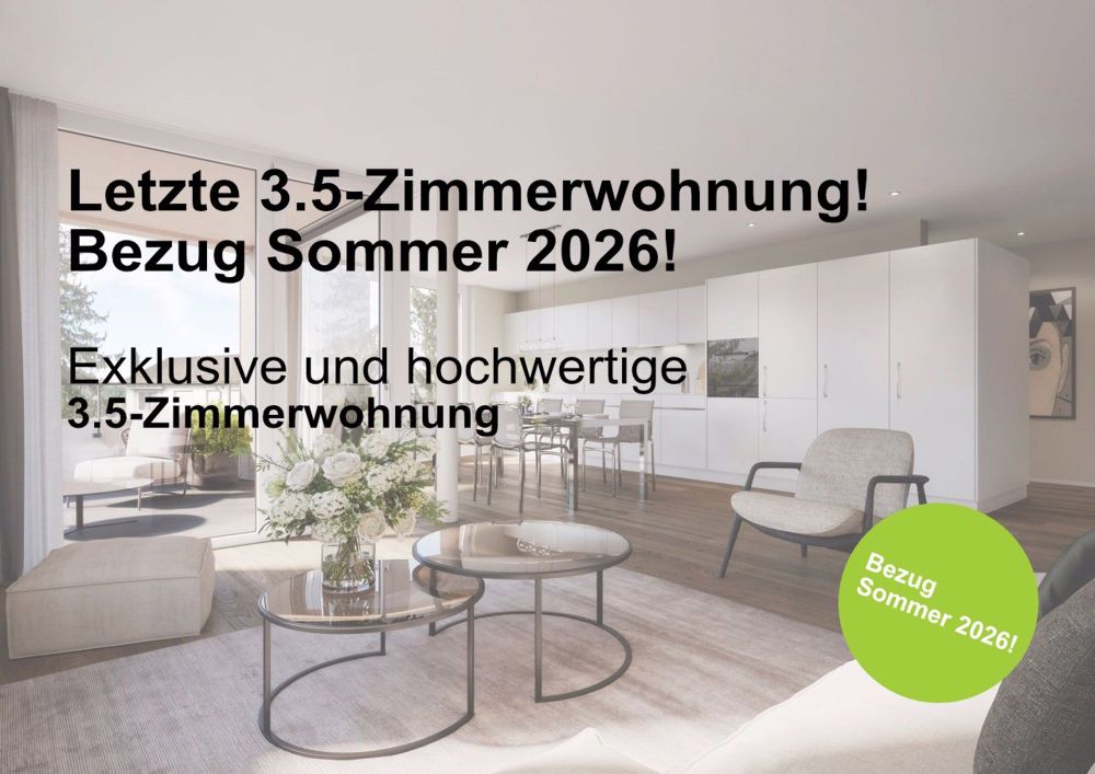 Traumwohnung mitgestalten: Exklusive 3.5-Zimmer-Wohnung an ruhiger und zentraler Lage - Bild 1