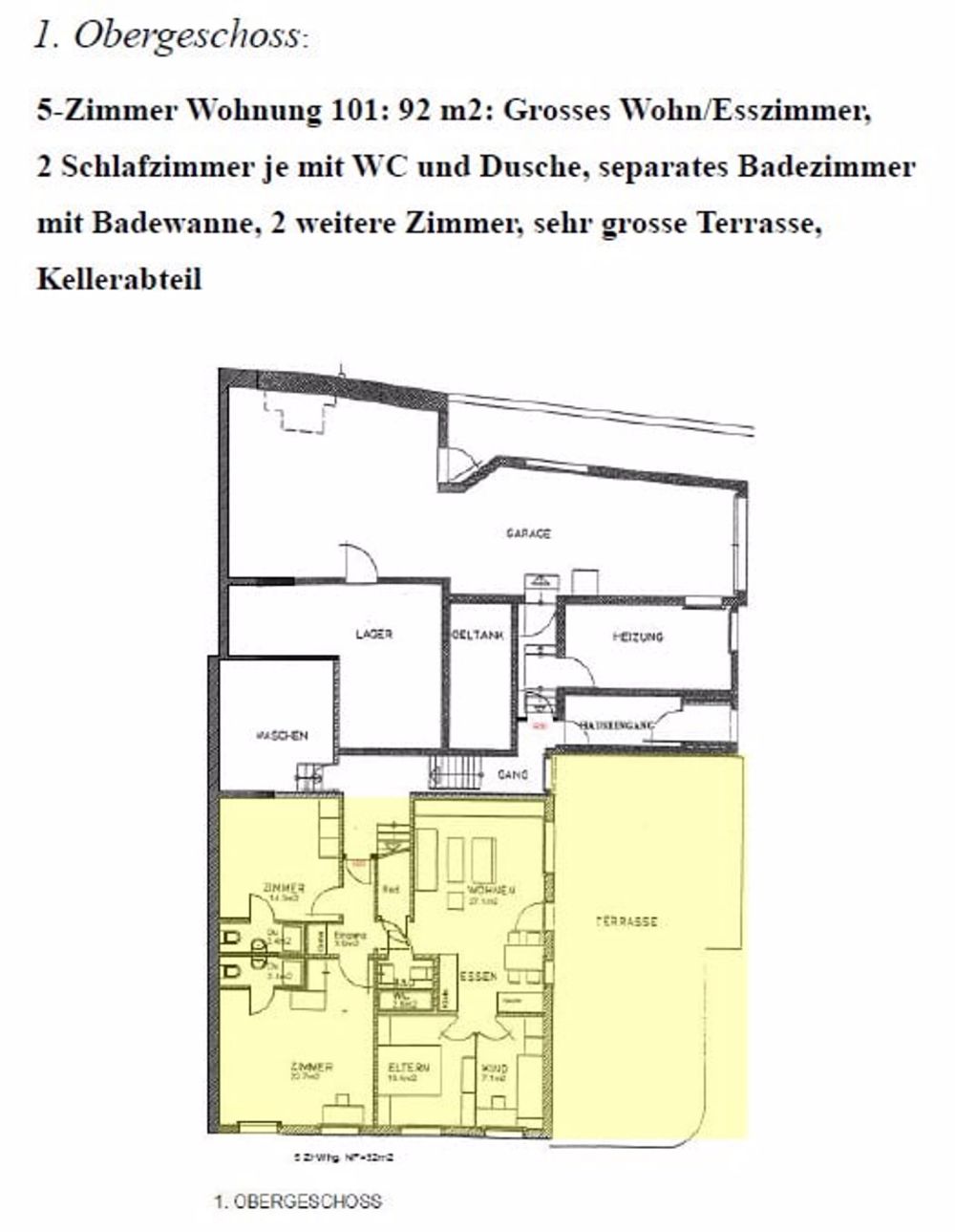 Charmante 5.5-Zimmer-Wohnung mit grosser Terrasse im Zentrum von Einsiedeln - Bild 12