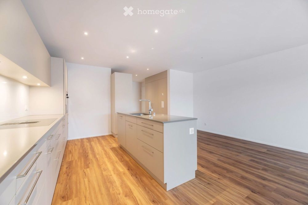 Moderne 3 1/2 -Zimmer-Wohnung mit grossem gedecktem Balkon in Alberswil - Bild 1