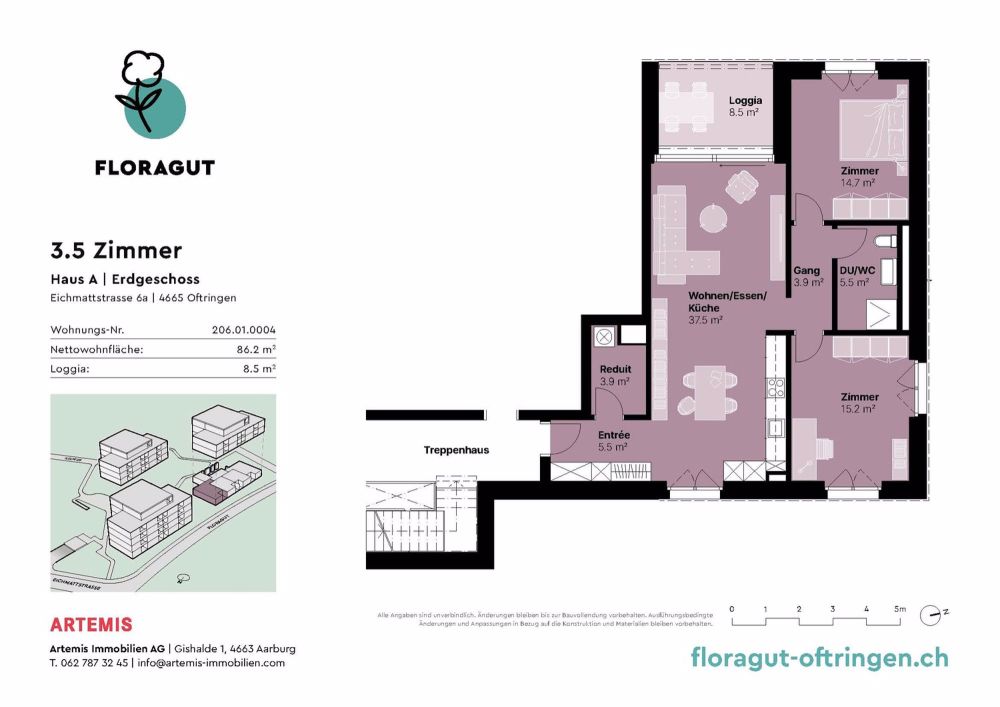 3 ½ Zimmer-Wohnung, 4665 Oftringen - Bild 10