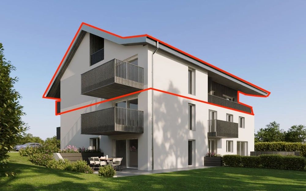2 appartements de 4.5 pièces en duplex dans un immeuble en construction - Bild 1