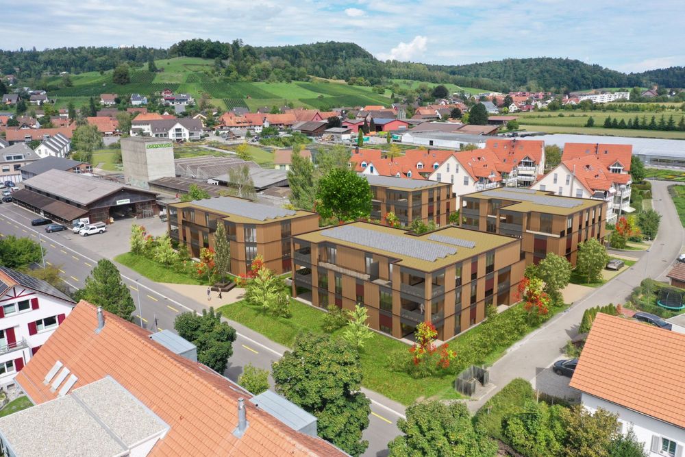 naturnah - nachhaltig - modern - Gesamtüberbauung Sagipark