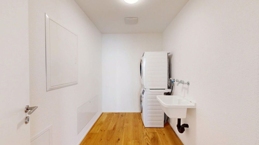 Moderne 4.5-Zimmer-Wohnung in Menziken AG – Stilvoll und Lichtdurchflutet - Waschküche