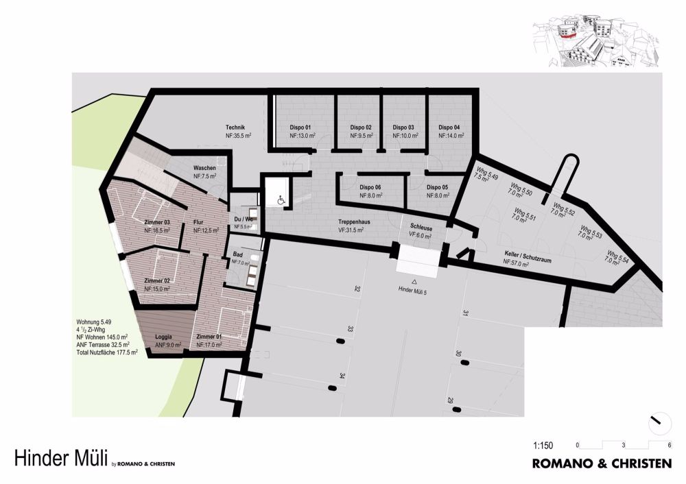 5.49 | Moderne 4.5-Zimmer-Maisonette-Wohnung in Beromünster - Bild 13