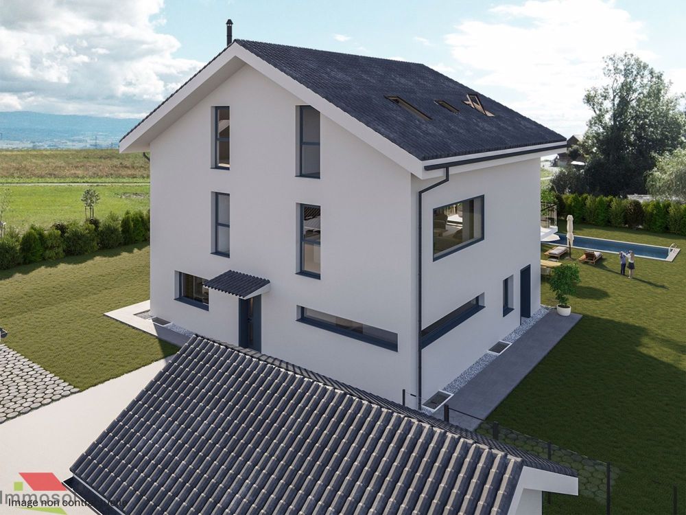 Le Mont - Appartement neuf de 5.5 pièces avec jardin - Immosol | Le Mont | Perspective Immeuble