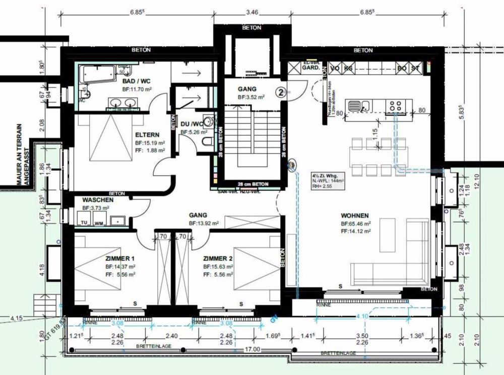 Zu vermieten am Oelberg in 9500 Wil, grosse 4½ Zi.-Wohnung, Erstbezug ! - Bild 11