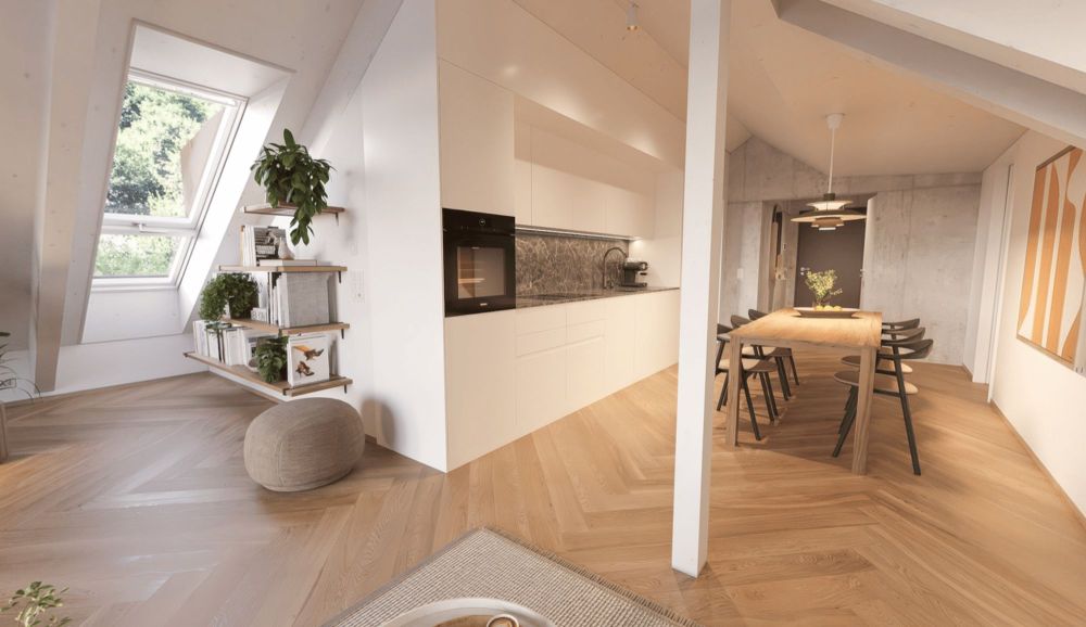 Charmante Dachwohnung in Muttenz – Stilvolles Wohnen im "OAK-PREMIUM LIVING - Bild 5