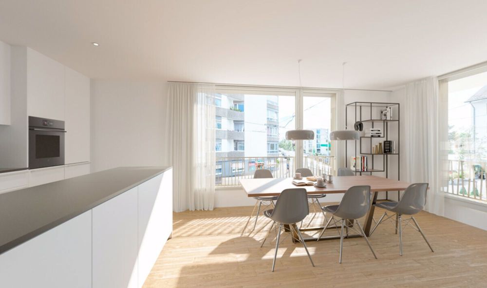 Die letzte helle 3.5-Zi-Wohnung mit Balkon und Top-Anbindung - Küche