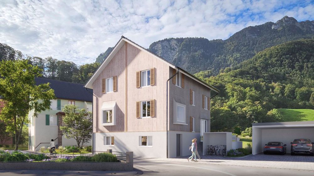 5 Zimmer-Doppel-Einfamilienhaus - Aussenansicht