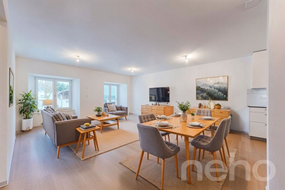 Superbe appartement de 3.5p orienté sud-ouest dans bâtiment historique - Bild 1