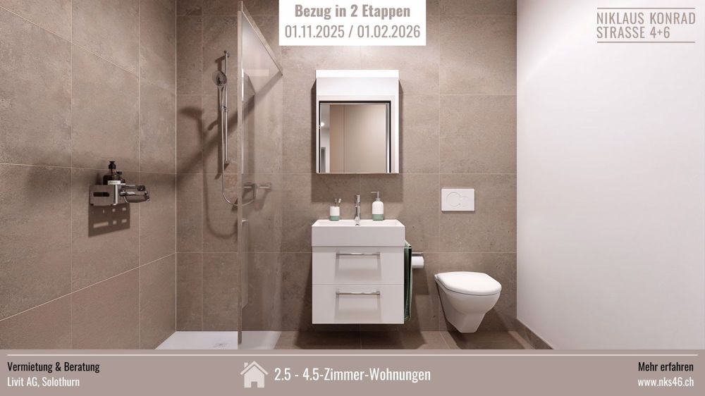 Neubau an Toplage in Solothurn – Erstbezug ab 11/2025, jetzt bewerben! - Bild 7