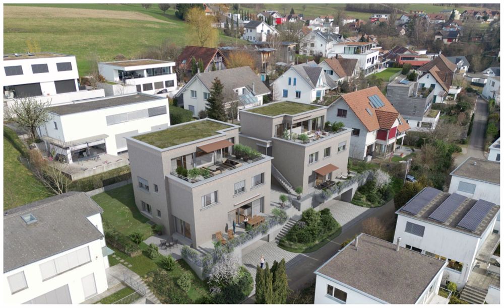 Neubau am sonnigen Huebachersteig in Untersiggenthal – Haus A / Whg. A1 - Bild 1