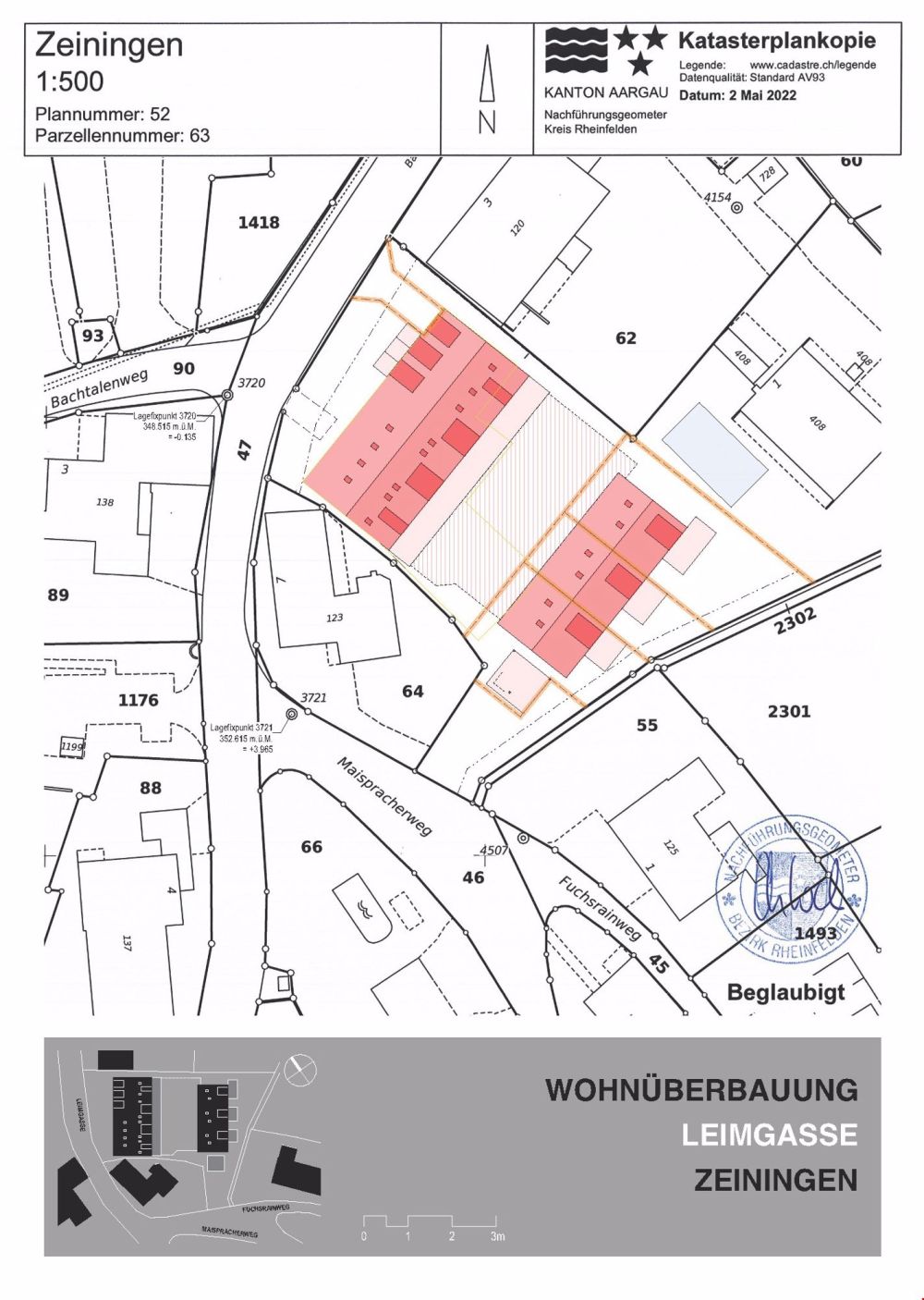 2.5 ZIMMER WOHNUNG INKL. AUTOEINSTELLPLATZ UND GROSSEM SITZPLATZ - Situation