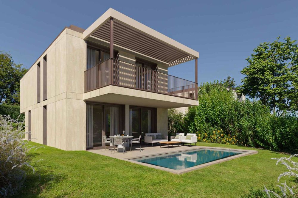 VÉSENAZ | 4 individuelle Villen mit atemberaubendem Blick auf den See - Bild 1