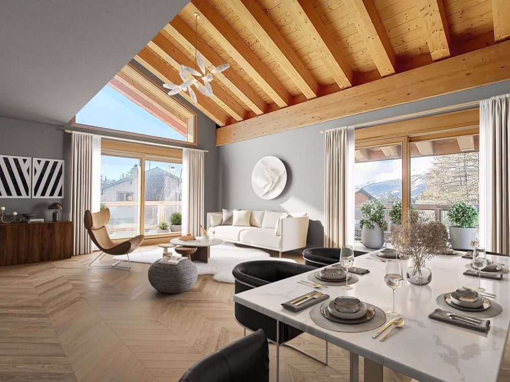 Prestigieux duplex en plein coeur de Crans-Montana - Bild 1