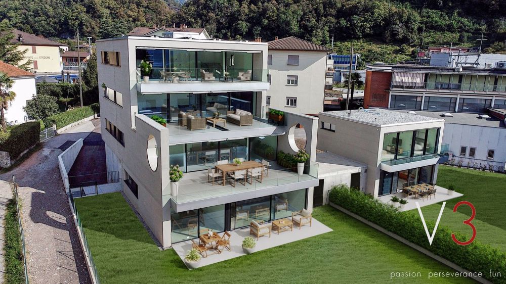 Elegante 4.5 locali al primo piano con terrazza e parziale vista lago - Bild 1