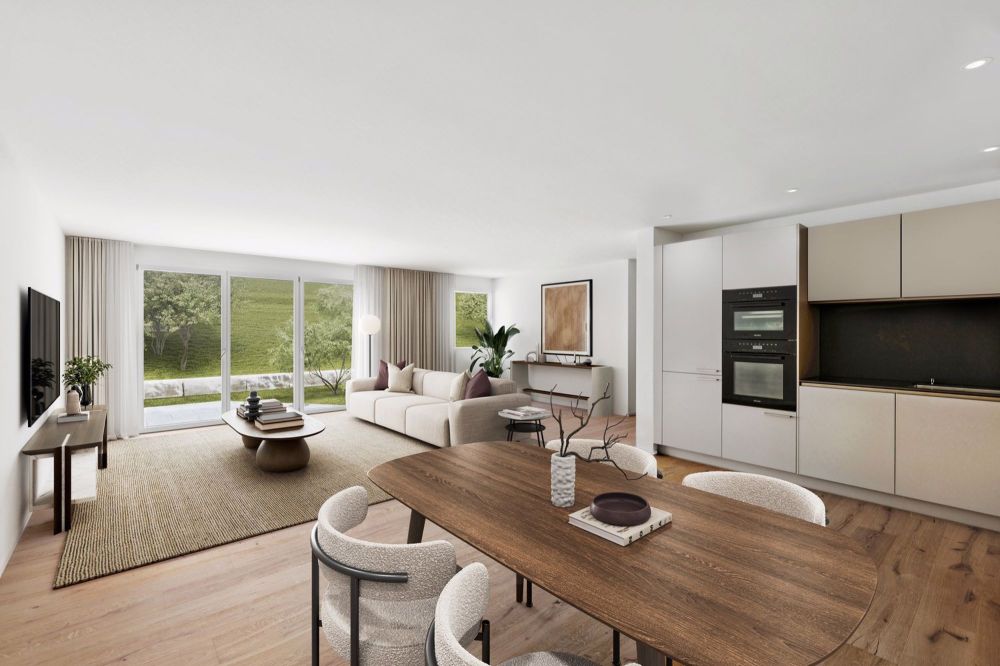 Elegante Gartenwohnung im malerischen Dorf - Walde Immobilien AG