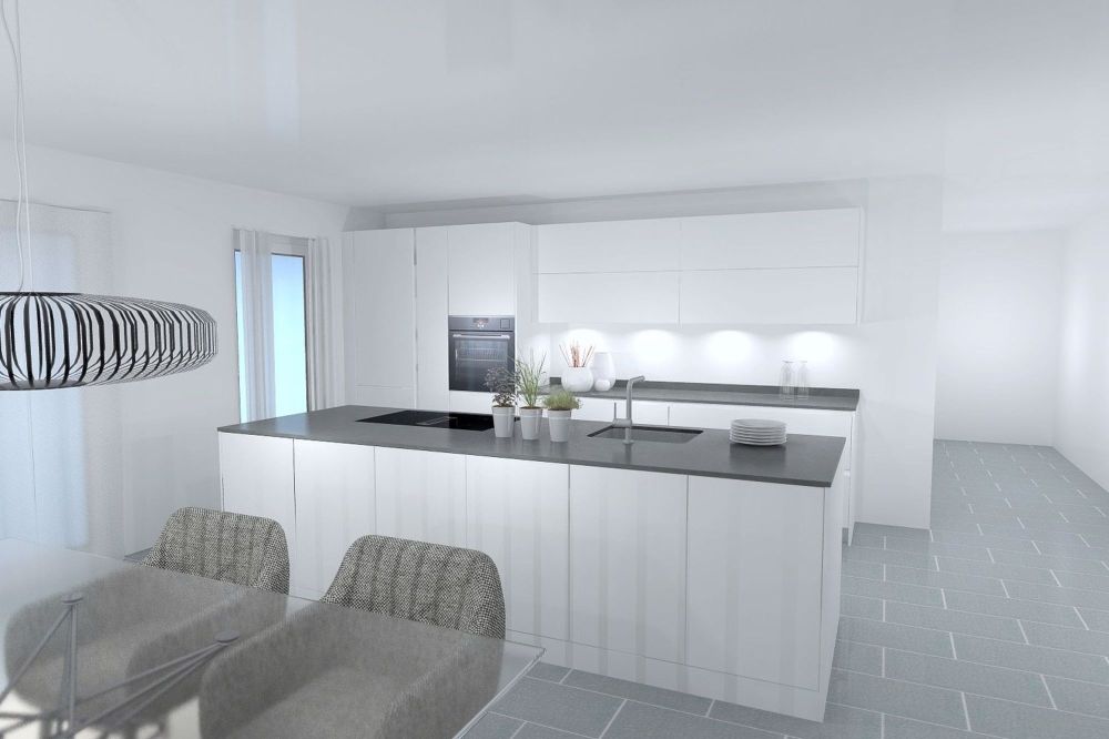 4.5-Zimmer-Attikawohnung mit allem Komfort - Küche Foto