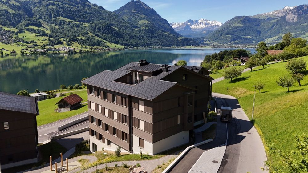 Letzte Chance! Traumwohnung mit See- & Bergblick - Aussenansicht