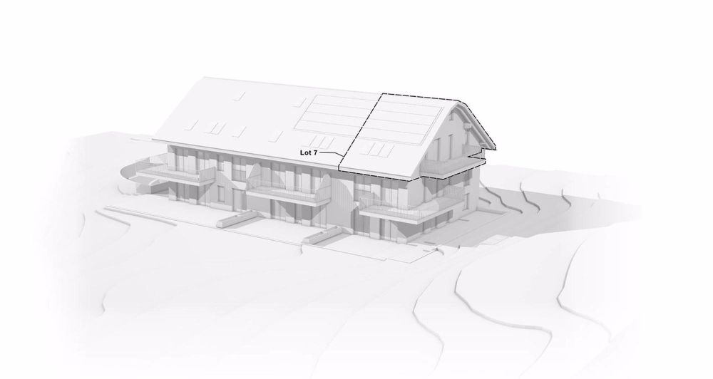 Prachtvolle Dachwohnung mit Mezzanine und großem Balkon - Einheit 7 - Bild 3