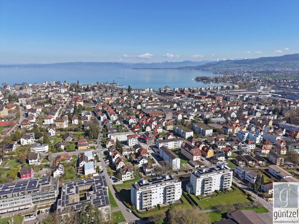 NEUBAU: 3.5- und 4.5-Zimmerwohnungen - Lage des Grundstücks in Arbon