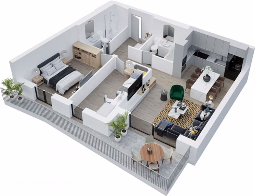 Schöne 3.5 Zimmerwohnung mit Balkon in Monthey - Bild 10