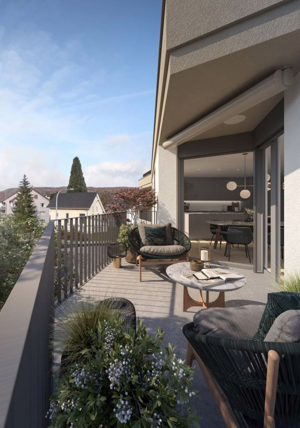 ATTIKA-TRAUM MIT GROSSER UMLAUFENDER DACHTERRASSE - Traumterrasse