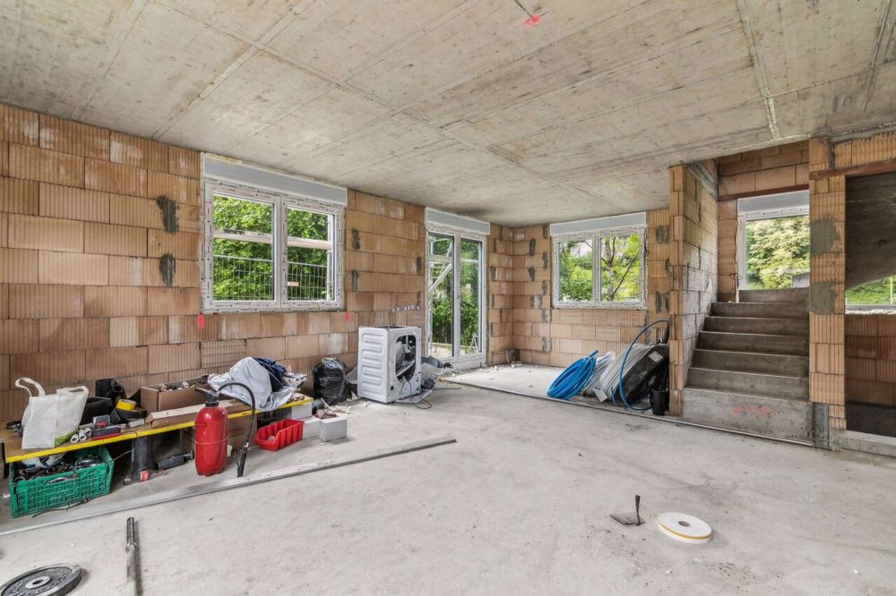 Villa individuelle neuve avec choix des finitions au gré du preneur - Séjour actuel / Aktuelles Wohnzimmer / Current living room