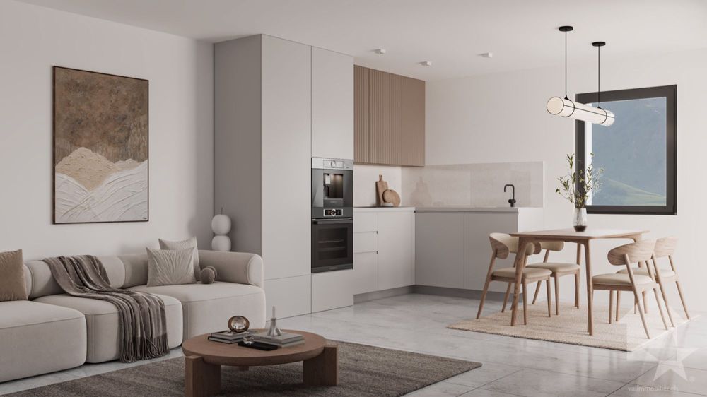 Le Bouveret, 2,5 Zimmer in der neuen Residenz L'Aurore - Bild 4