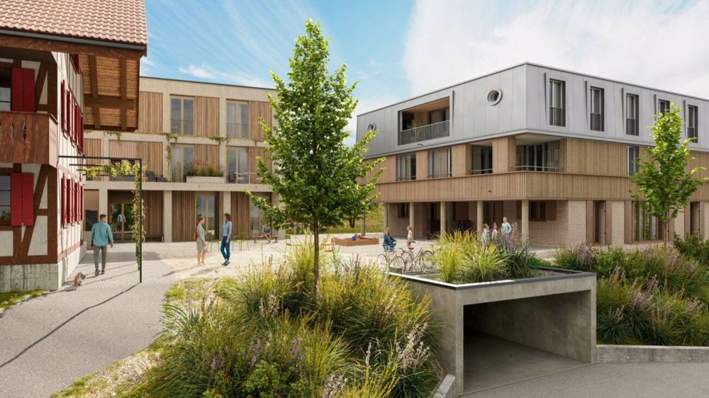 zwei 4,5-Zimmer Eigentumswohnungen, Neubauprojekt Läbe uf dr Fure in Schliern bei Köniz - zwei 4,5-Zimmer Eigentumswohnungen, Neubauprojekt Läbe uf dr Fure in Schliern bei Köniz