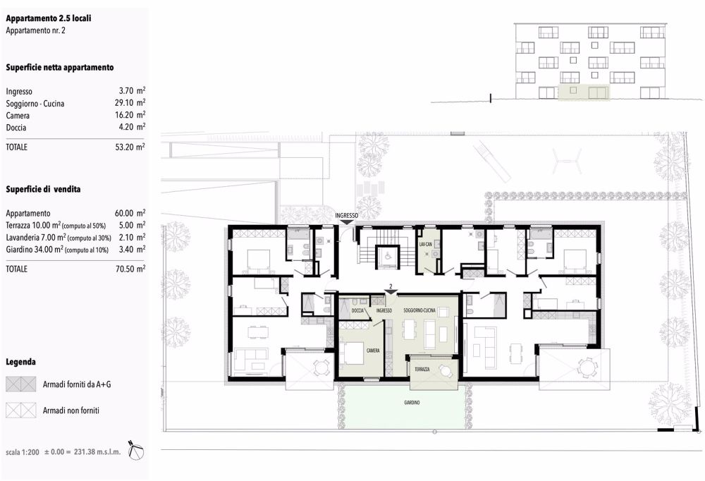 Appartamento 2.5 locali con giardino privato - Bild 11