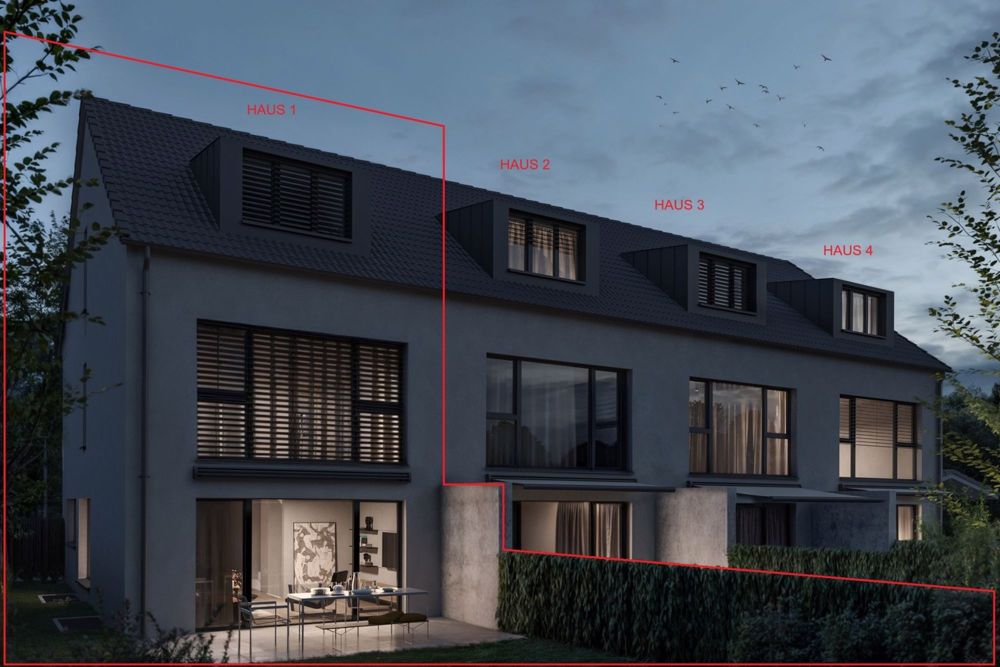 Neubauprojekt Bündtenstrasse mit vier 5.5-Zimmer-Reihenhäuser (Haus 1) - Bild 1