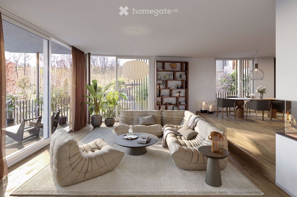 Einzigartige Maisonette-Attika-Wohnung mit direktem Zugang zu grossem Garten - Bild 3