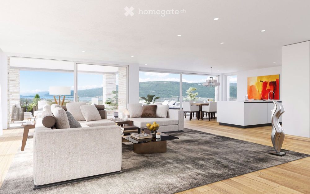 Exklusive 5.5-Zi Penthouse Attika in Port-Bellevue | Bezug Juli 2026 - Bild 1
