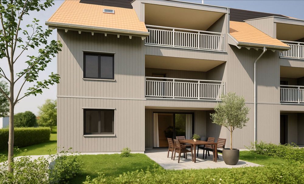 Wohnpark Ochsen - Wohlfühlen im Oberdorf (6 Einheiten) - Beispiel Gartenwohnung mit priv. Garten